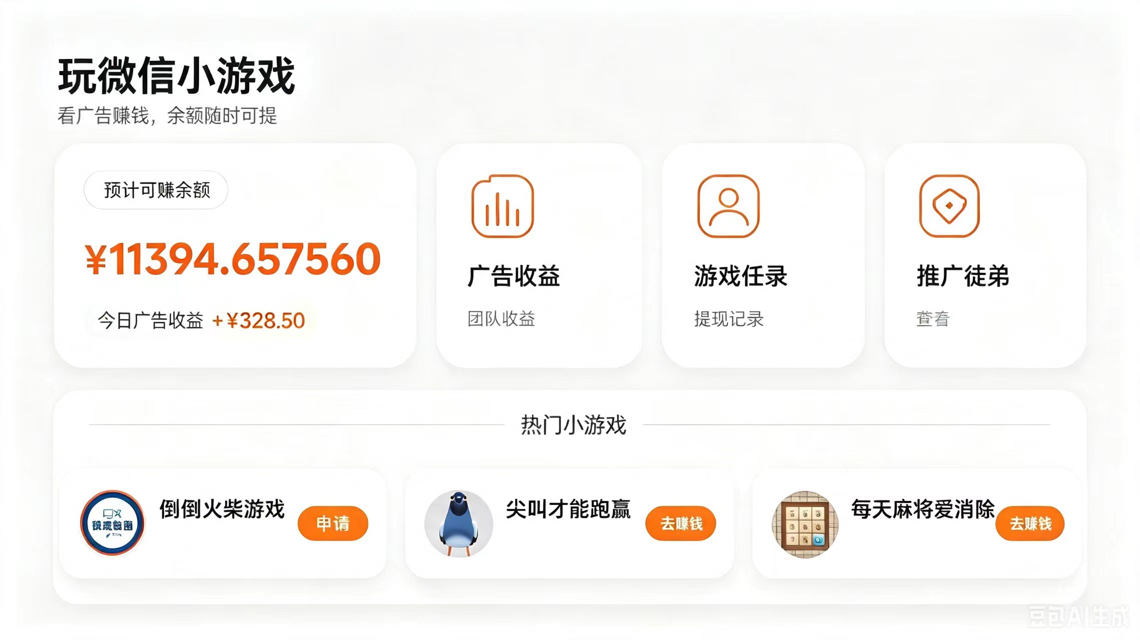 玩微信小游戏赚钱